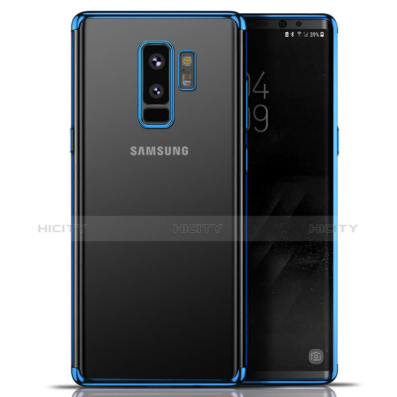 Coque Ultra Fine TPU Souple Transparente T06 pour Samsung Galaxy S9 Plus Bleu Plus