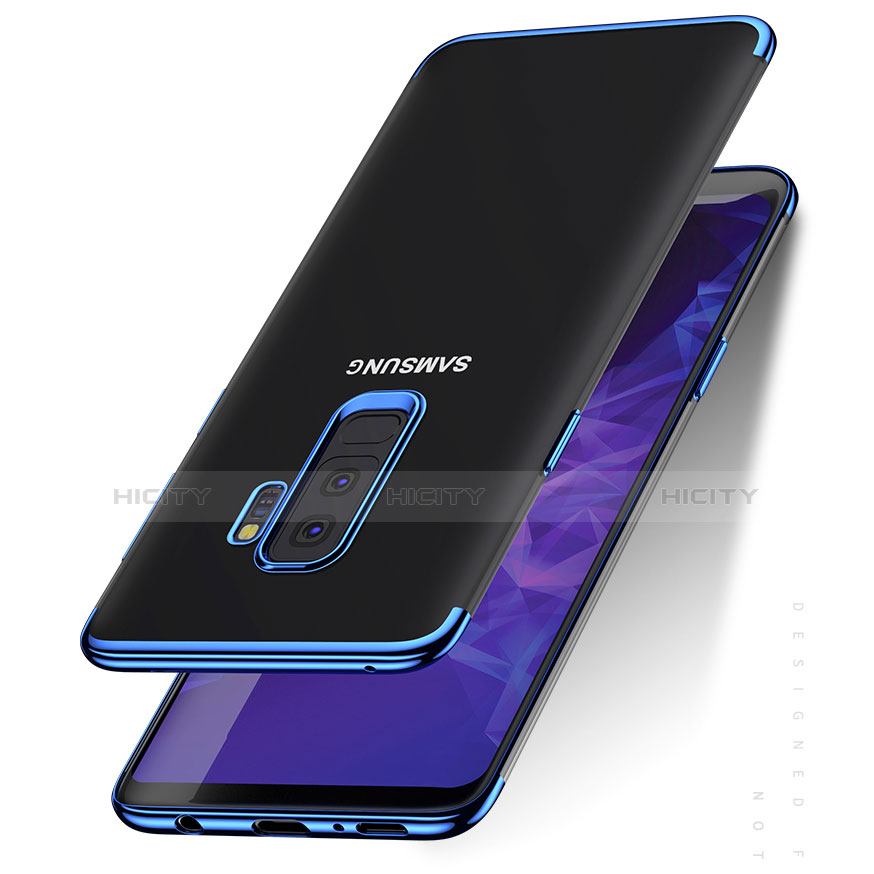 Coque Ultra Fine TPU Souple Transparente T06 pour Samsung Galaxy S9 Plus Bleu Plus