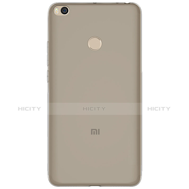 Coque Ultra Fine TPU Souple Transparente T06 pour Xiaomi Mi Max 2 Gris Plus