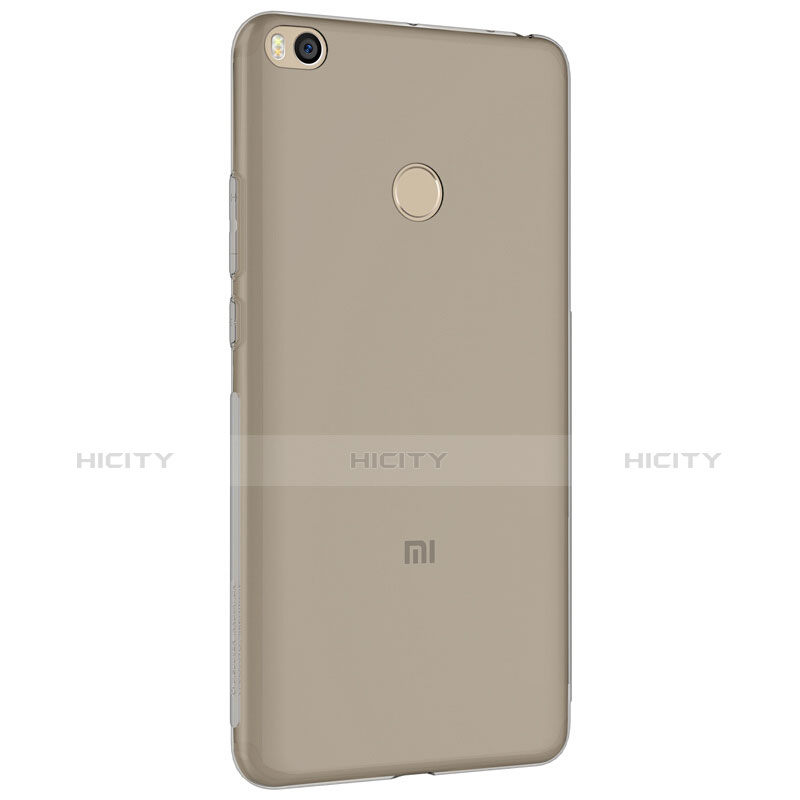 Coque Ultra Fine TPU Souple Transparente T06 pour Xiaomi Mi Max 2 Gris Plus