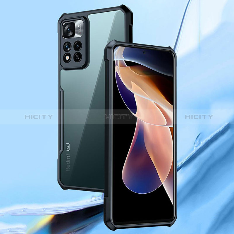 Coque Ultra Fine TPU Souple Transparente T06 pour Xiaomi Redmi Note 11 Pro+ Plus 5G Noir Plus