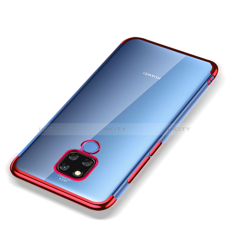 Coque Ultra Fine TPU Souple Transparente T07 pour Huawei Mate 20 X Rouge Plus