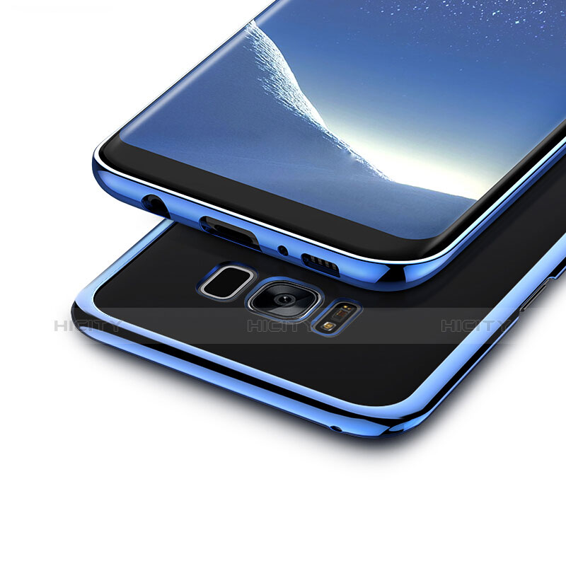 Coque Ultra Fine TPU Souple Transparente T08 pour Samsung Galaxy S8 Bleu Plus