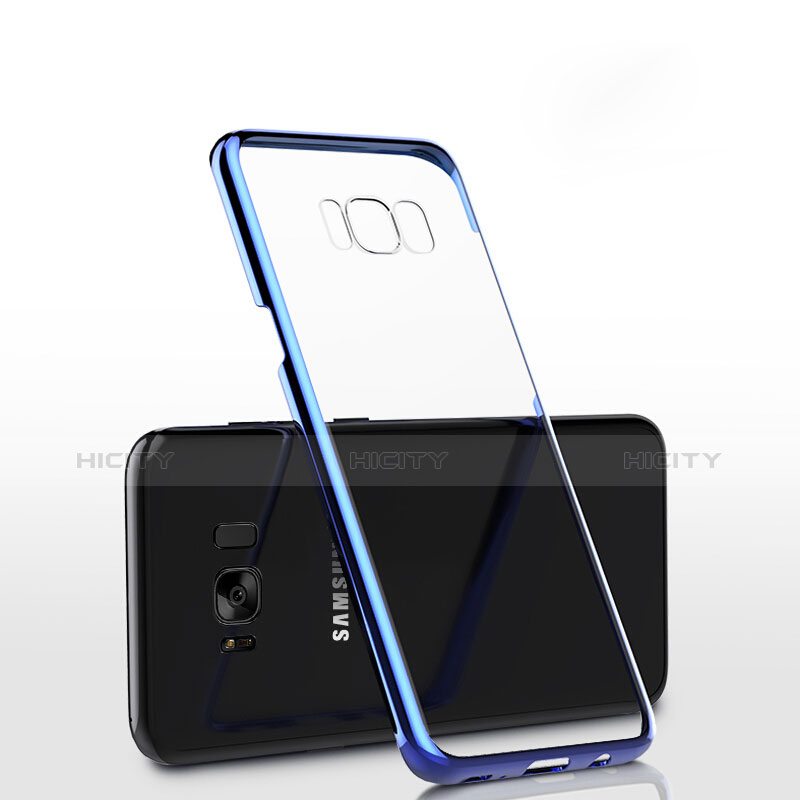 Coque Ultra Fine TPU Souple Transparente T08 pour Samsung Galaxy S8 Bleu Plus