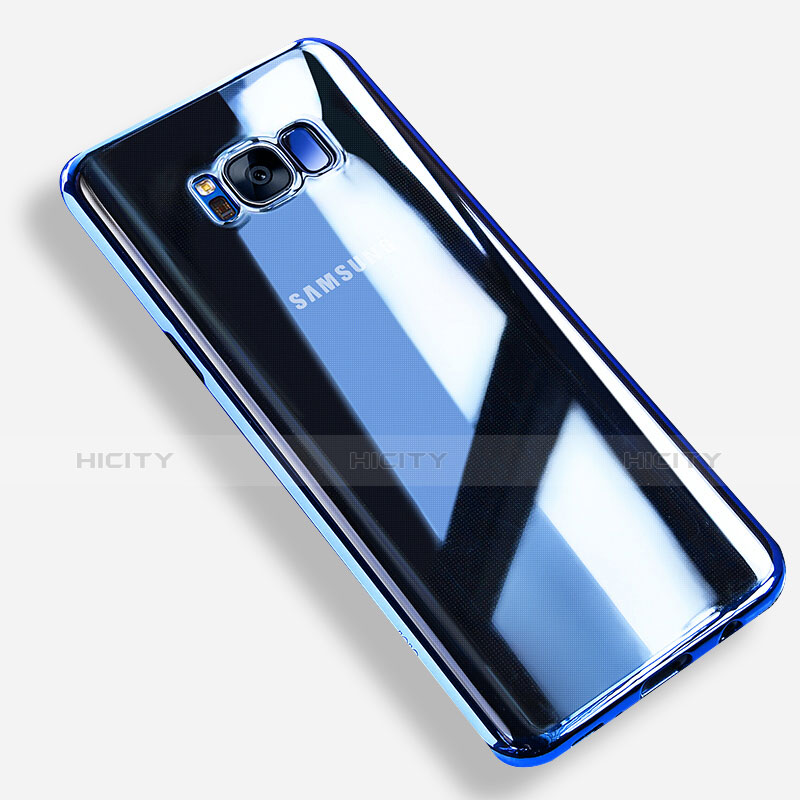 Coque Ultra Fine TPU Souple Transparente T08 pour Samsung Galaxy S8 Bleu Plus