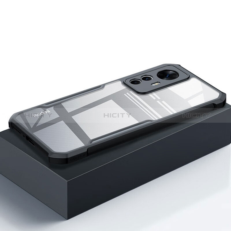 Coque Ultra Fine TPU Souple Transparente T08 pour Xiaomi Mi 12T 5G Noir Plus