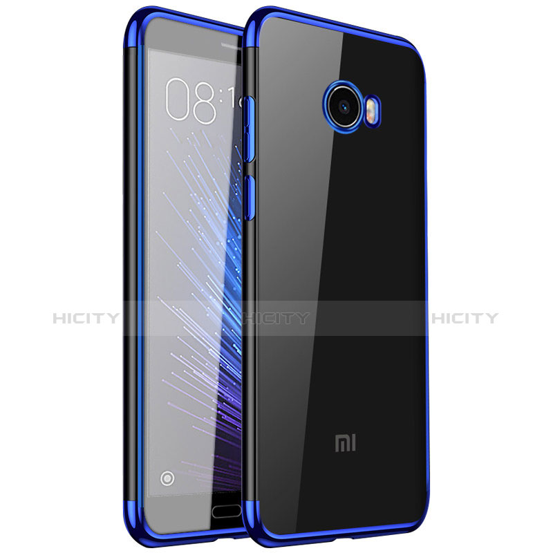 Coque Ultra Fine TPU Souple Transparente T08 pour Xiaomi Mi Note 2 Special Edition Bleu Plus