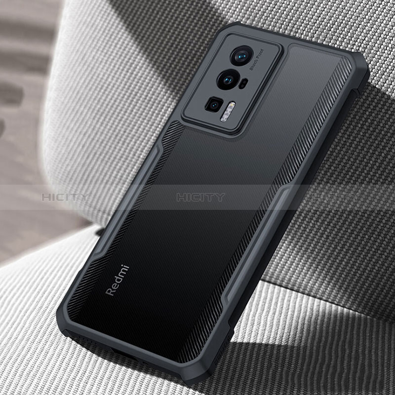 Coque Ultra Fine TPU Souple Transparente T08 pour Xiaomi Poco F5 Pro 5G Noir Plus