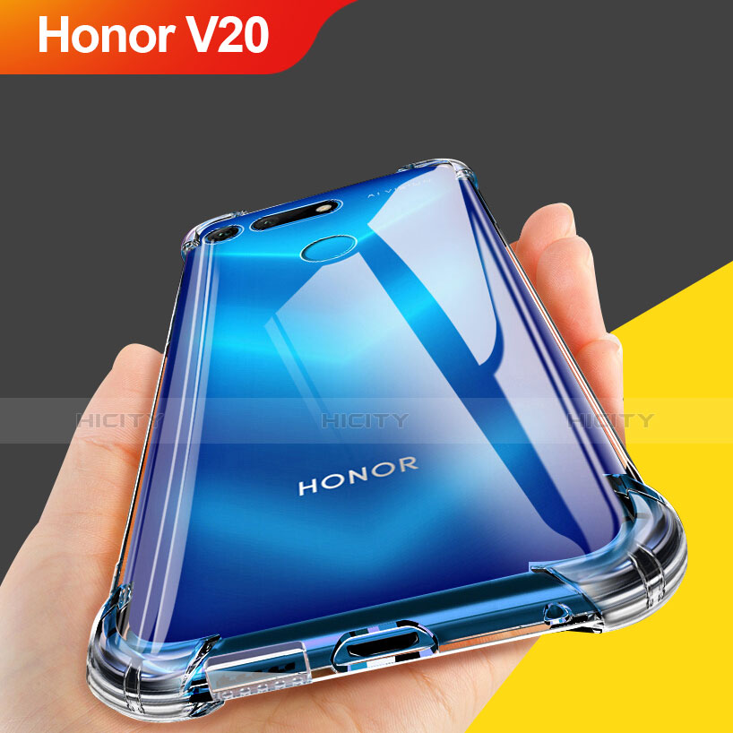 Coque Ultra Fine TPU Souple Transparente T10 pour Huawei Honor View 20 Clair Plus