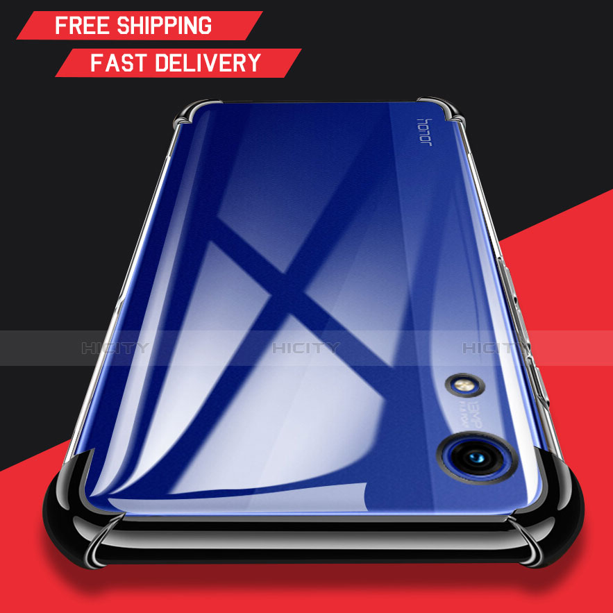 Coque Ultra Fine TPU Souple Transparente T11 pour Huawei Honor 8A Noir Plus