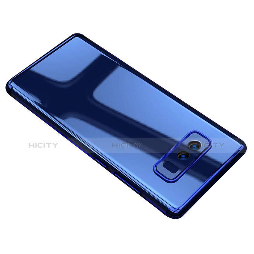 Coque Ultra Fine TPU Souple Transparente T11 pour Samsung Galaxy Note 8 Duos N950F Bleu Plus