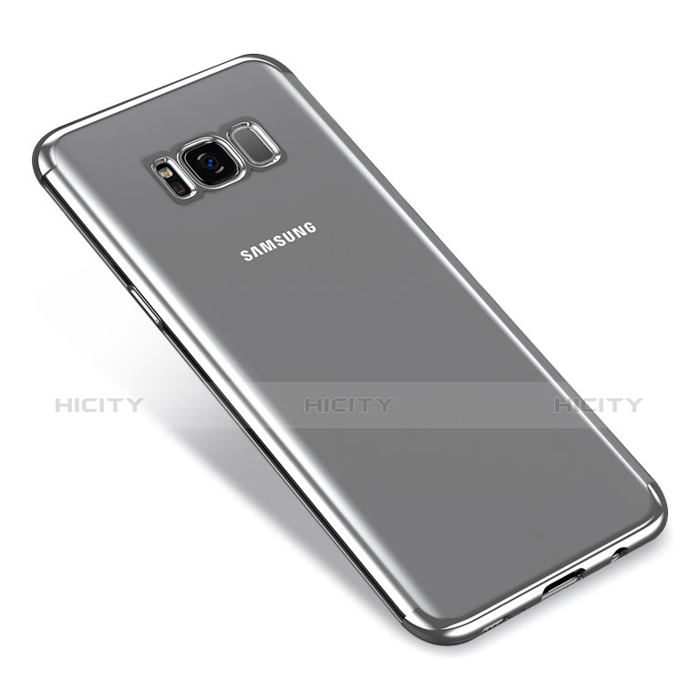 Coque Ultra Fine TPU Souple Transparente T17 pour Samsung Galaxy S8 Argent Plus