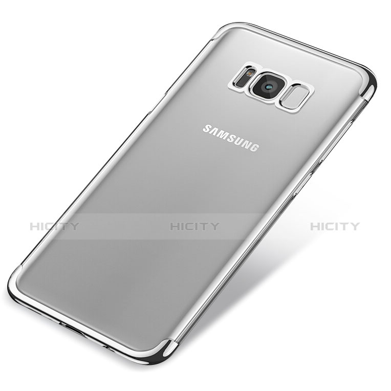 Coque Ultra Fine TPU Souple Transparente T17 pour Samsung Galaxy S8 Argent Plus