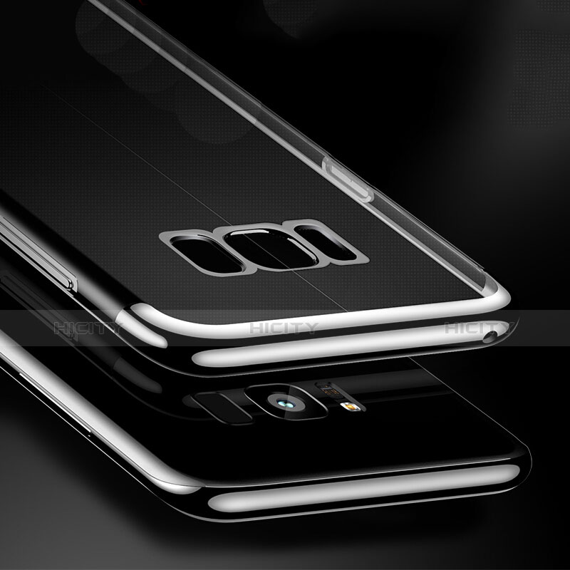 Coque Ultra Fine TPU Souple Transparente T17 pour Samsung Galaxy S8 Argent Plus