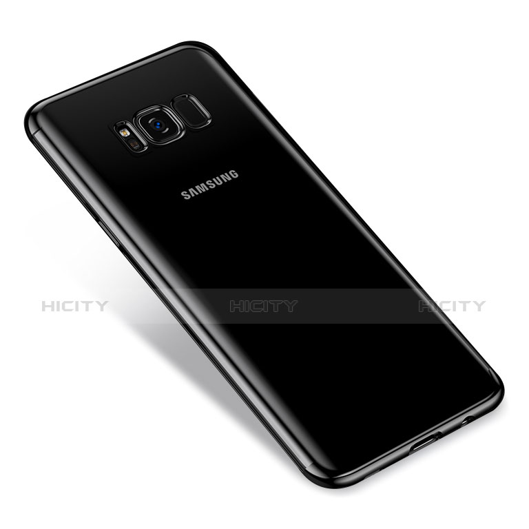 Coque Ultra Fine TPU Souple Transparente T17 pour Samsung Galaxy S8 Noir Plus