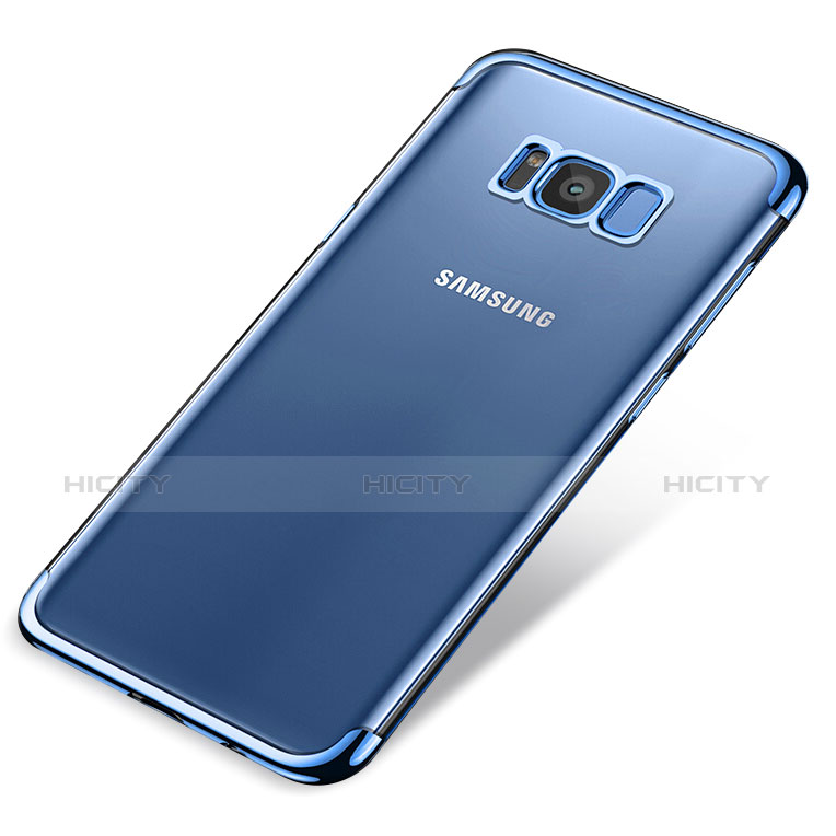 Coque Ultra Fine TPU Souple Transparente T17 pour Samsung Galaxy S8 Plus Bleu Plus