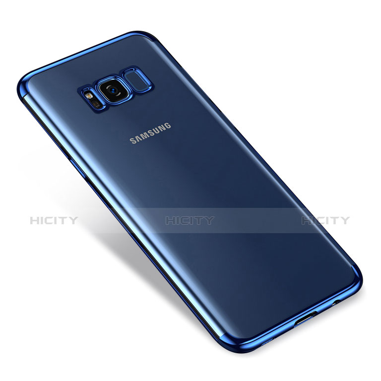 Coque Ultra Fine TPU Souple Transparente T17 pour Samsung Galaxy S8 Plus Bleu Plus