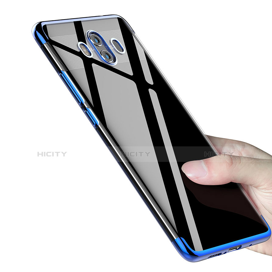 Coque Ultra Fine TPU Souple Transparente T18 pour Huawei Mate 10 Bleu Plus