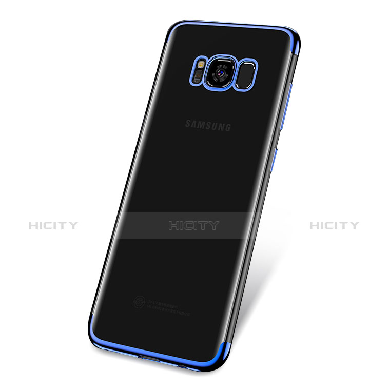 Coque Ultra Fine TPU Souple Transparente T18 pour Samsung Galaxy S8 Plus Bleu Plus