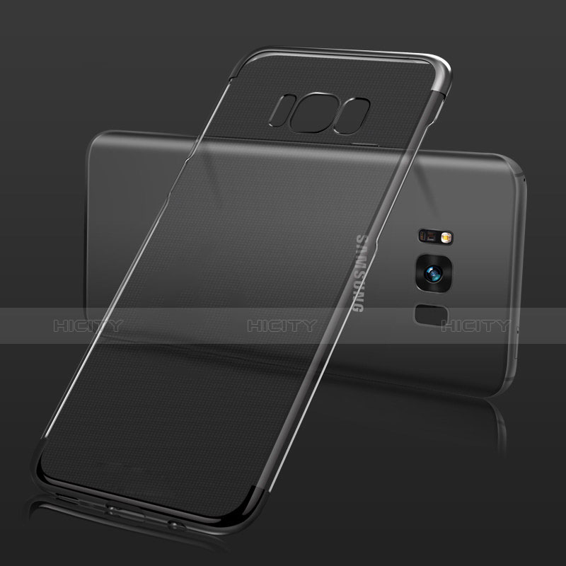 Coque Ultra Fine TPU Souple Transparente T18 pour Samsung Galaxy S8 Plus Noir Plus