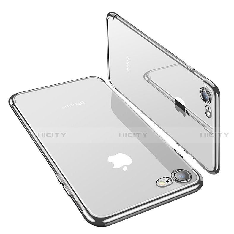 Coque Ultra Fine TPU Souple Transparente T19 pour Apple iPhone SE (2020) Argent Plus