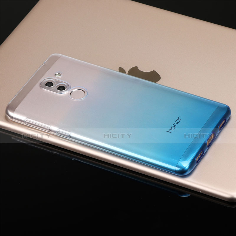 Coque Ultra Fine Transparente Souple Degrade G01 pour Huawei GR5 (2017) Bleu Plus