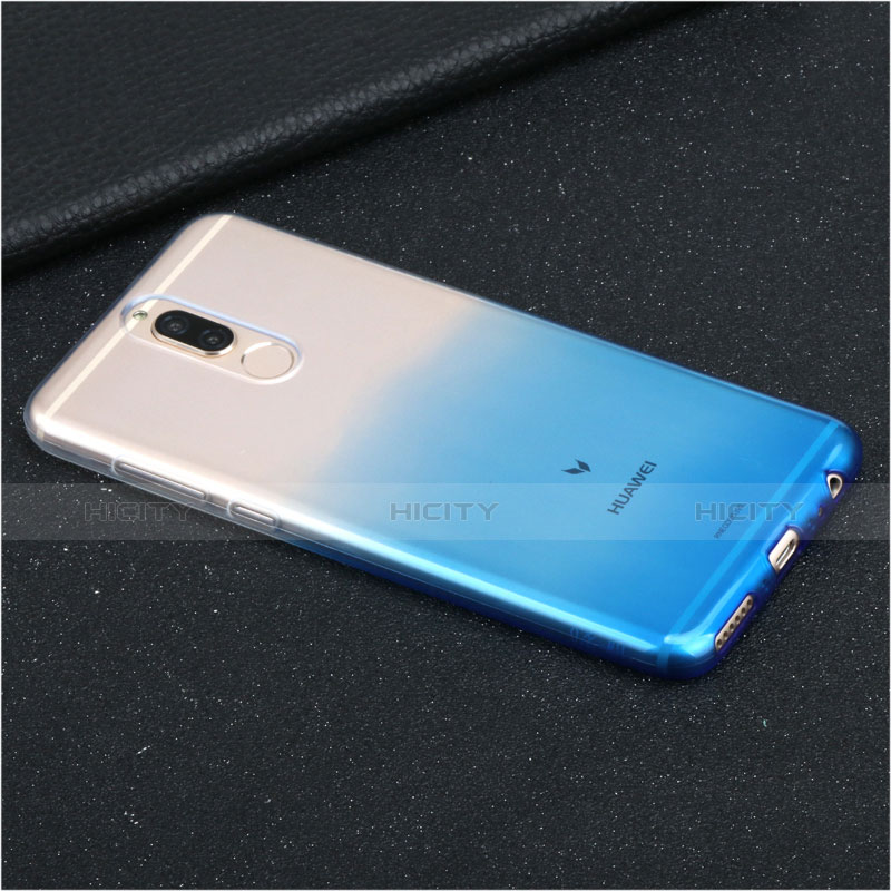 Coque Ultra Fine Transparente Souple Degrade G01 pour Huawei Maimang 6 Bleu Plus