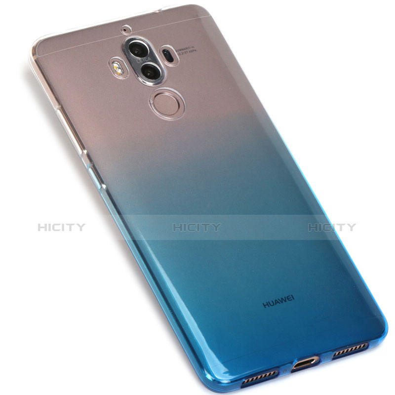 Coque Ultra Fine Transparente Souple Degrade G01 pour Huawei Mate 9 Bleu Plus