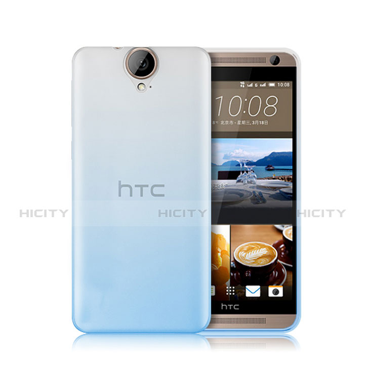 Coque Ultra Fine Transparente Souple Degrade pour HTC One E9 Plus Bleu Plus