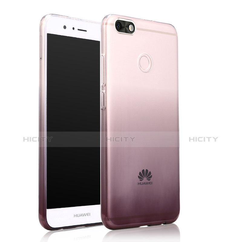 Coque Ultra Fine Transparente Souple Degrade pour Huawei Enjoy 7 Gris Plus