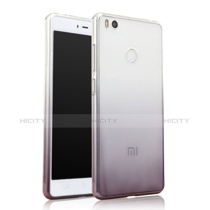 Coque Ultra Fine Transparente Souple Degrade pour Xiaomi Mi 4S Gris Plus