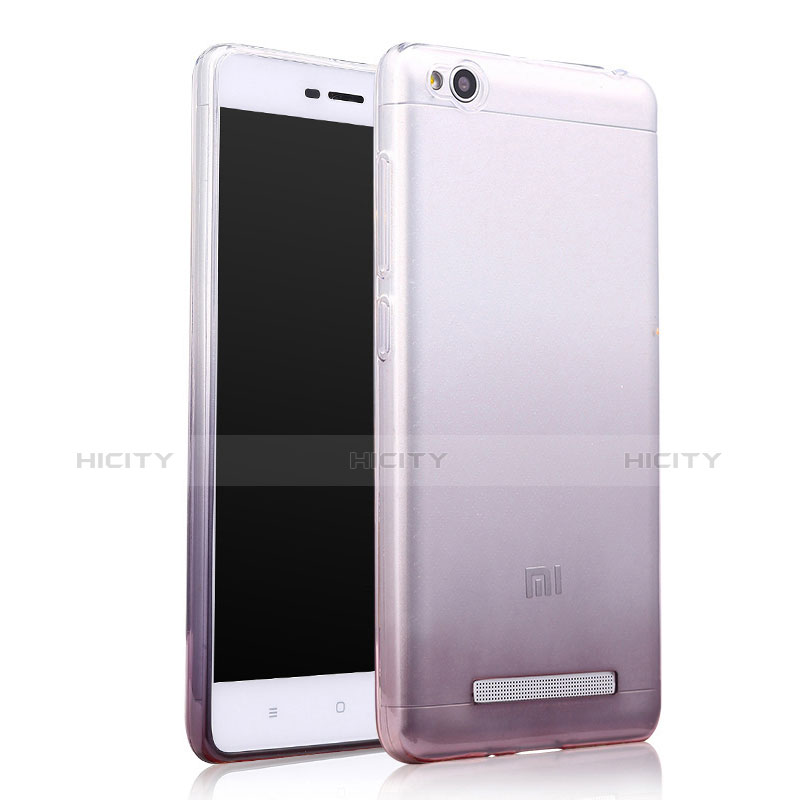 Coque Ultra Fine Transparente Souple Degrade pour Xiaomi Redmi 4A Gris Plus