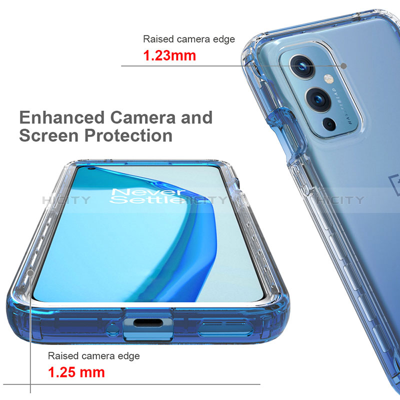 Coque Ultra Fine Transparente Souple Housse Etui 360 Degres Avant et Arriere Degrade JX1 pour OnePlus 9 5G Plus