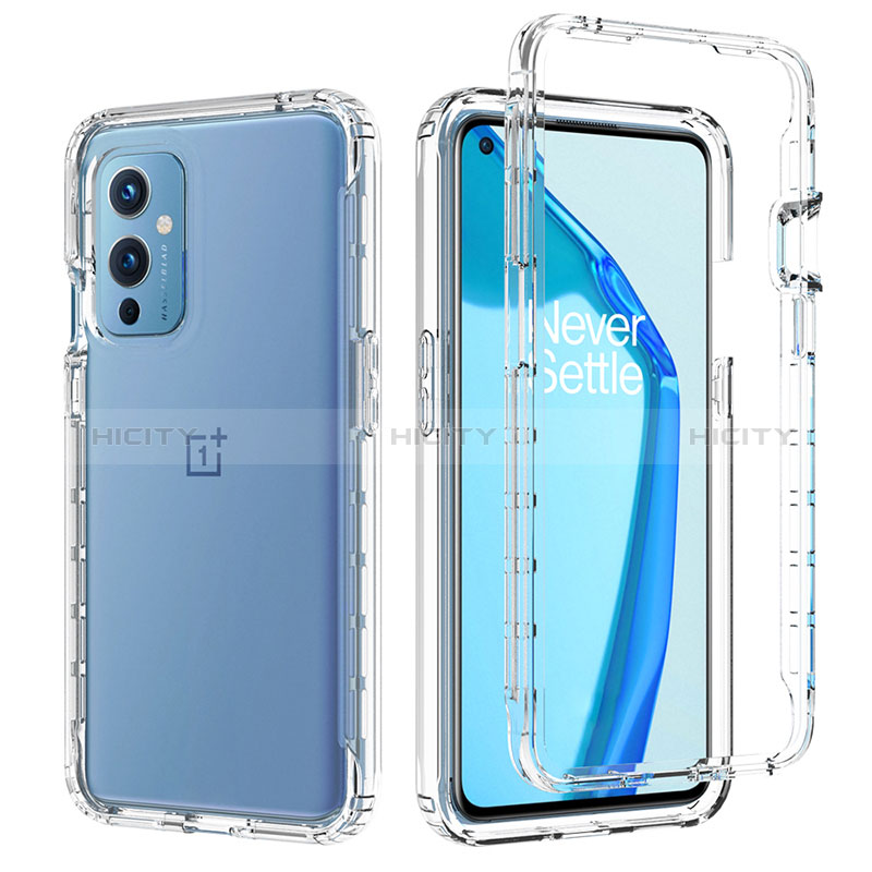 Coque Ultra Fine Transparente Souple Housse Etui 360 Degres Avant et Arriere Degrade JX1 pour OnePlus 9 5G Plus