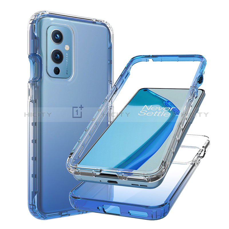 Coque Ultra Fine Transparente Souple Housse Etui 360 Degres Avant et Arriere Degrade JX1 pour OnePlus 9 5G Plus