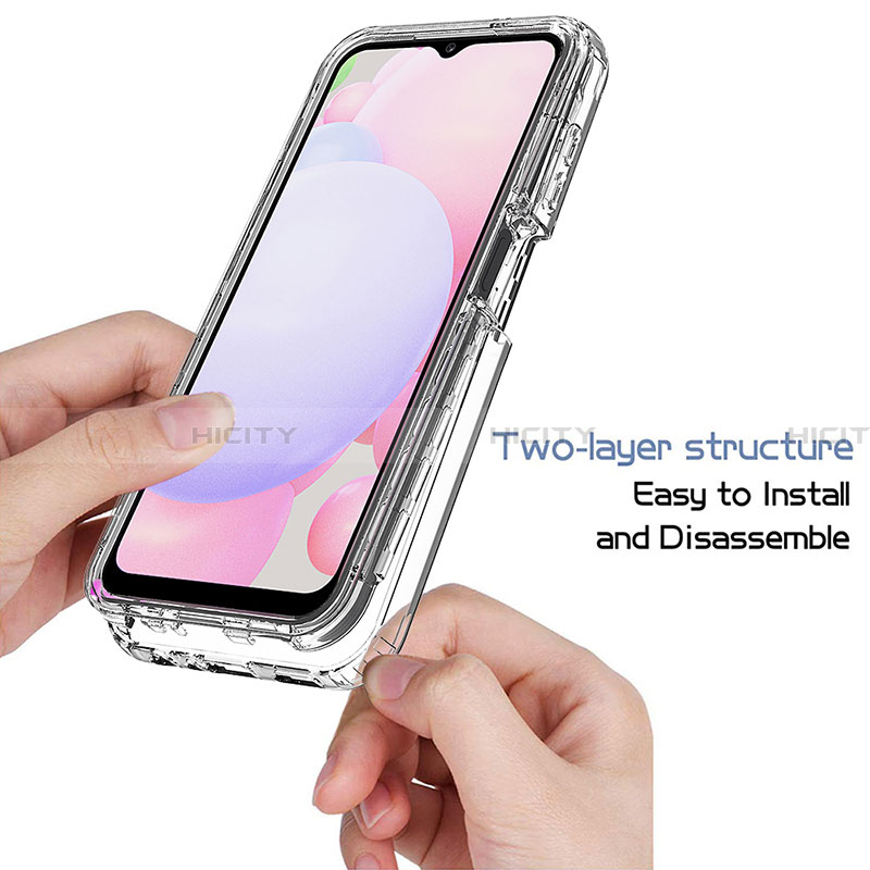 Coque Ultra Fine Transparente Souple Housse Etui 360 Degres Avant et Arriere Degrade JX1 pour Samsung Galaxy A13 4G Plus