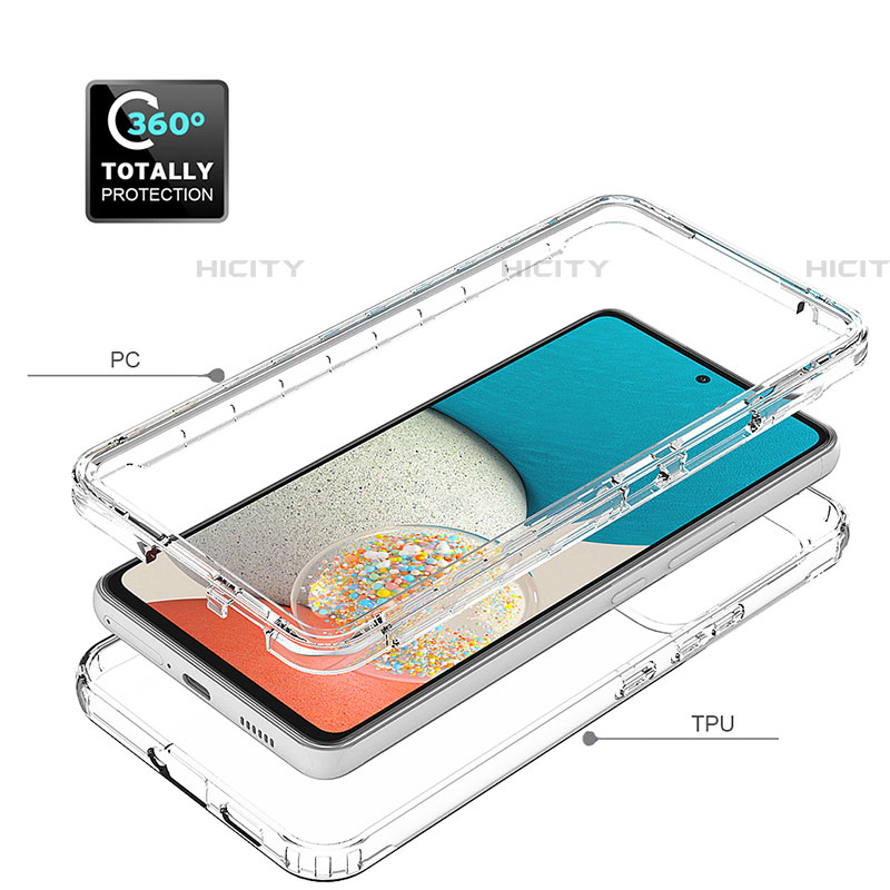 Coque Ultra Fine Transparente Souple Housse Etui 360 Degres Avant et Arriere Degrade JX1 pour Samsung Galaxy A53 5G Plus