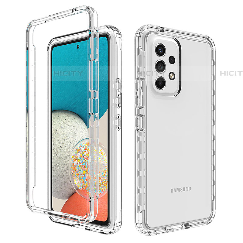 Coque Ultra Fine Transparente Souple Housse Etui 360 Degres Avant et Arriere Degrade JX1 pour Samsung Galaxy A53 5G Plus