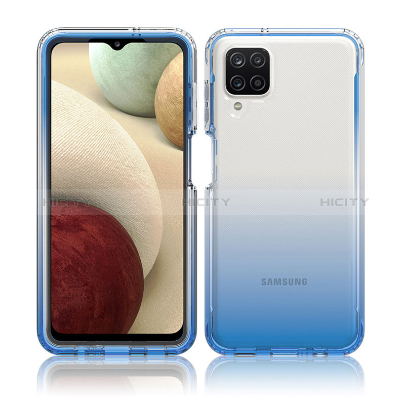 Coque Ultra Fine Transparente Souple Housse Etui 360 Degres Avant et Arriere Degrade JX1 pour Samsung Galaxy M12 Plus