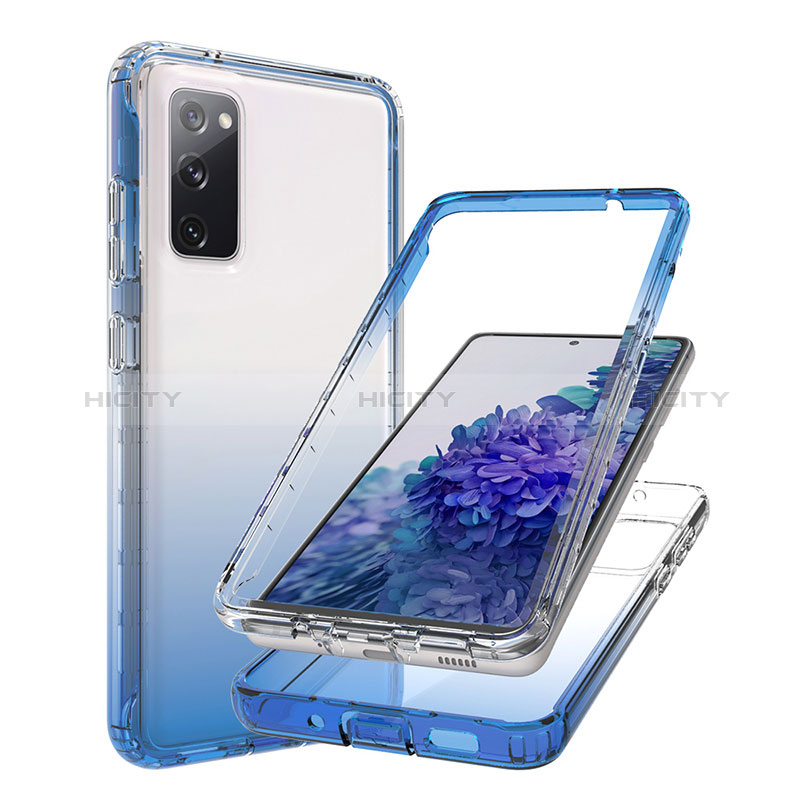 Coque Ultra Fine Transparente Souple Housse Etui 360 Degres Avant et Arriere Degrade JX1 pour Samsung Galaxy S20 FE 4G Plus