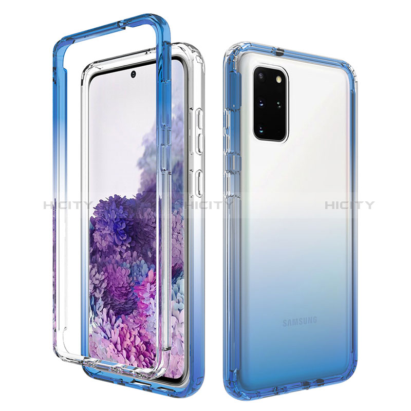 Coque Ultra Fine Transparente Souple Housse Etui 360 Degres Avant et Arriere Degrade JX1 pour Samsung Galaxy S20 Plus 5G Plus