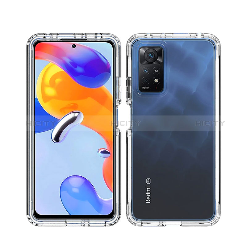 Coque Ultra Fine Transparente Souple Housse Etui 360 Degres Avant et Arriere Degrade JX1 pour Xiaomi Redmi Note 11 Pro 5G Plus