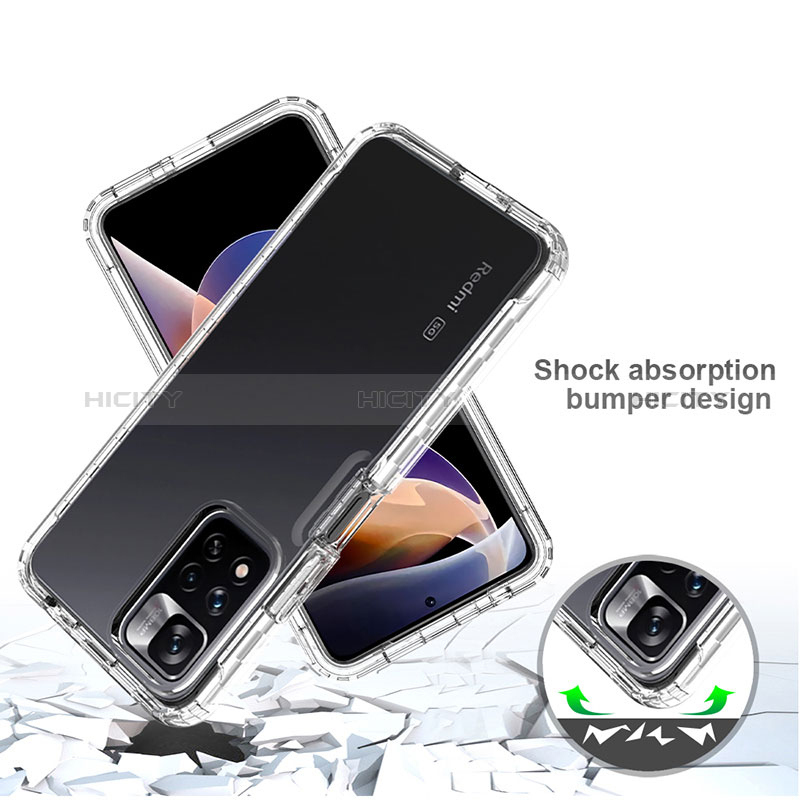 Coque Ultra Fine Transparente Souple Housse Etui 360 Degres Avant et Arriere Degrade JX1 pour Xiaomi Redmi Note 11 Pro+ Plus 5G Plus