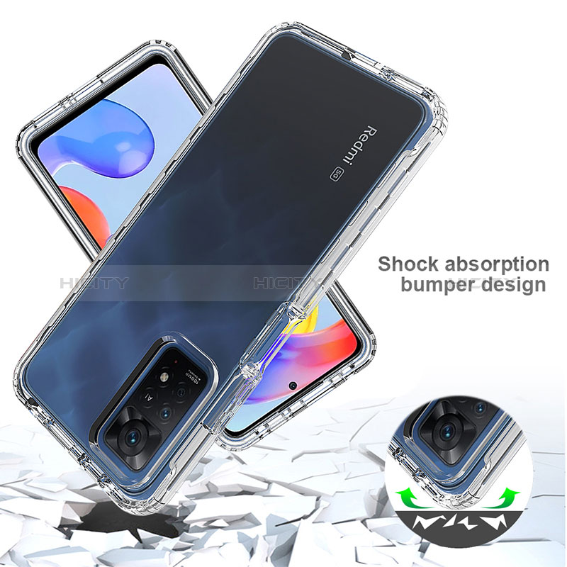 Coque Ultra Fine Transparente Souple Housse Etui 360 Degres Avant et Arriere Degrade JX1 pour Xiaomi Redmi Note 12 Pro 4G Plus