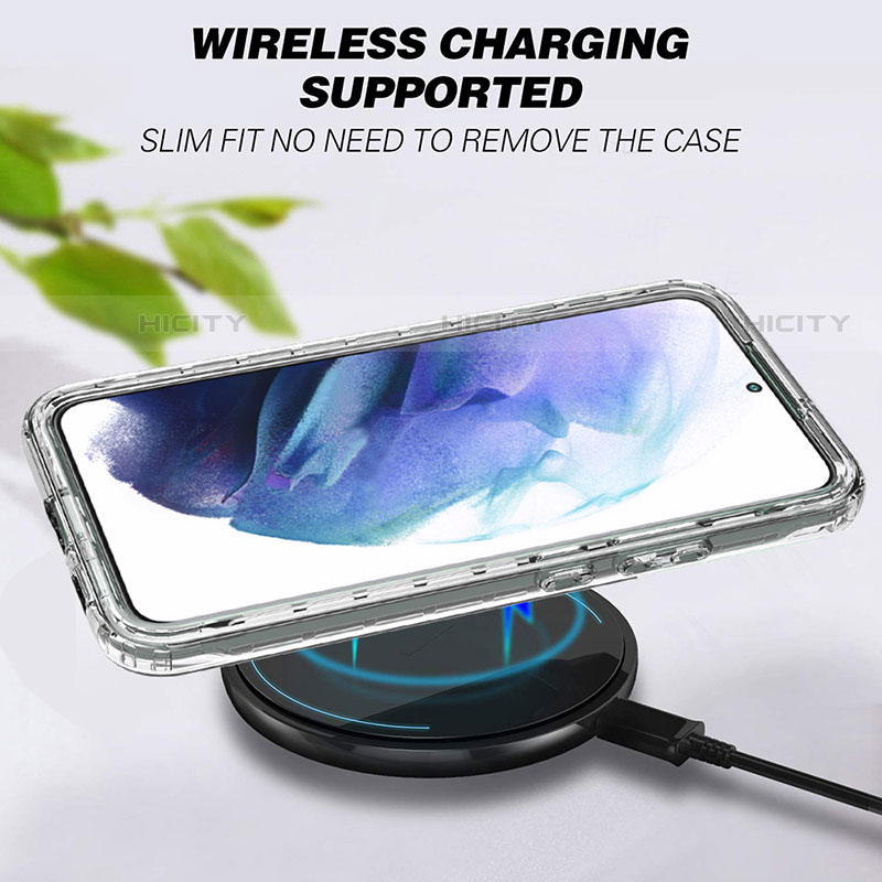 Coque Ultra Fine Transparente Souple Housse Etui 360 Degres Avant et Arriere Degrade M01 pour Samsung Galaxy S22 5G Plus