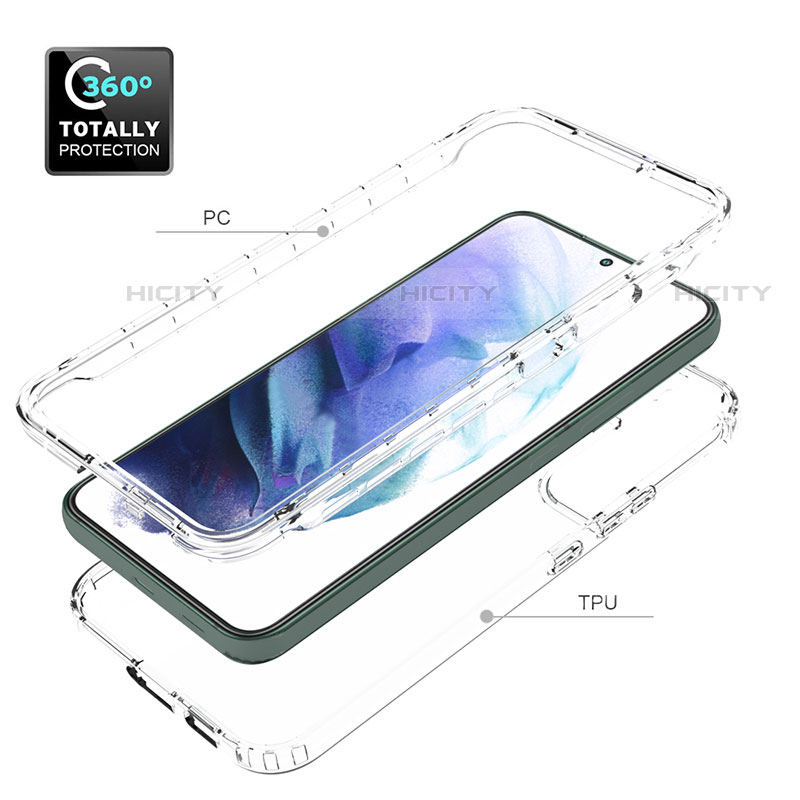 Coque Ultra Fine Transparente Souple Housse Etui 360 Degres Avant et Arriere Degrade M01 pour Samsung Galaxy S23 5G Plus