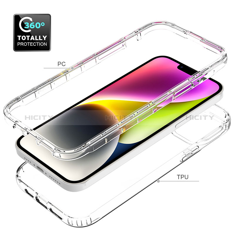 Coque Ultra Fine Transparente Souple Housse Etui 360 Degres Avant et Arriere Degrade pour Apple iPhone 13 Plus