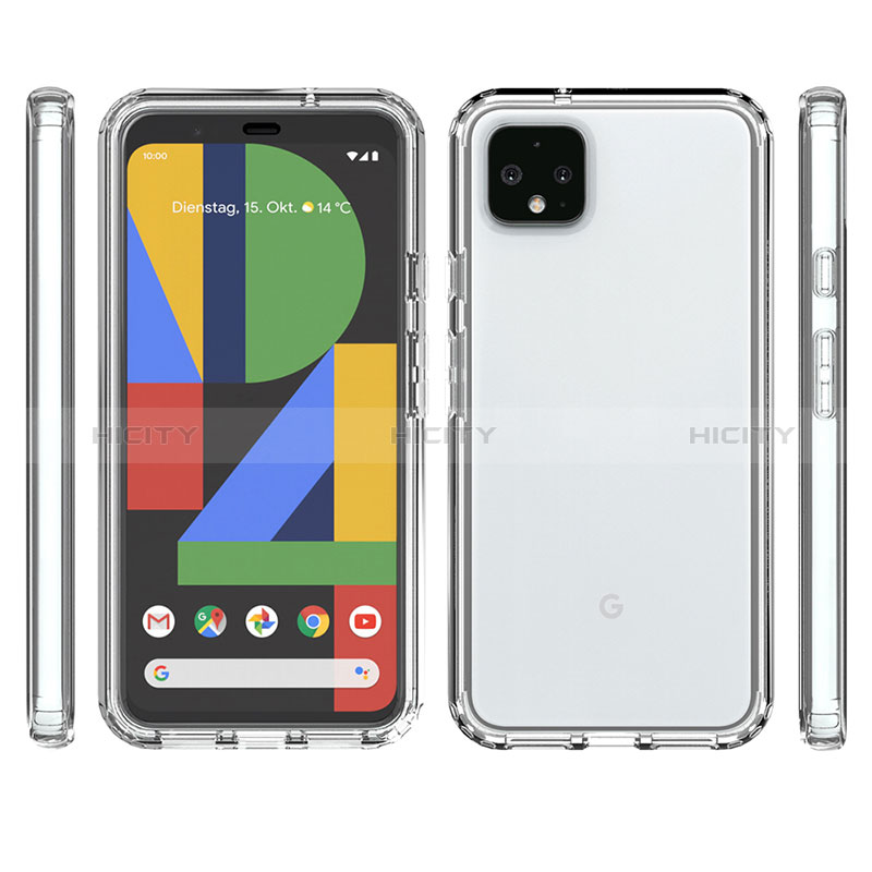 Coque Ultra Fine Transparente Souple Housse Etui 360 Degres Avant et Arriere Degrade pour Google Pixel 4 XL Plus