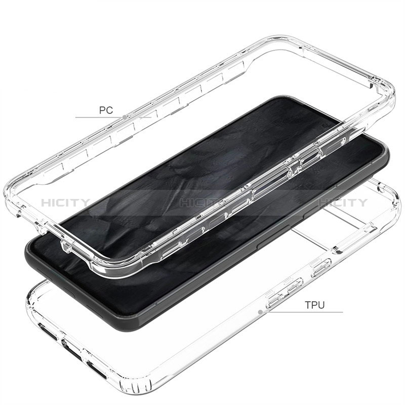 Coque Ultra Fine Transparente Souple Housse Etui 360 Degres Avant et Arriere Degrade pour Google Pixel 8 Pro 5G Plus