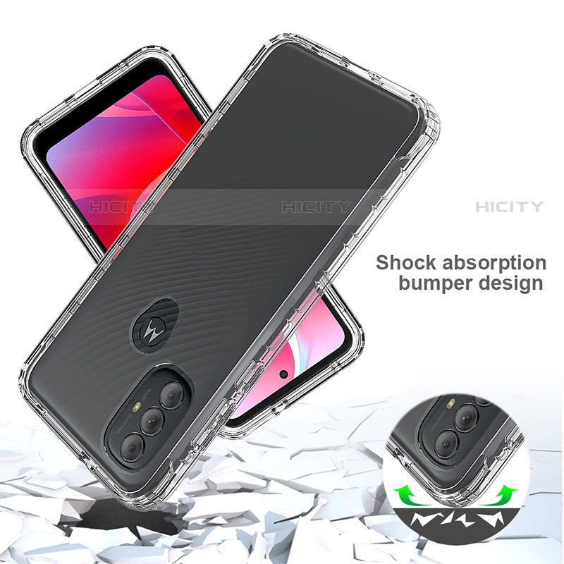 Coque Ultra Fine Transparente Souple Housse Etui 360 Degres Avant et Arriere Degrade pour Motorola Moto G Play Gen 2 Plus